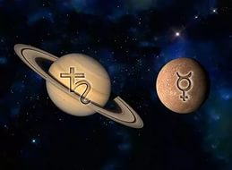Сатурн и Меркурий